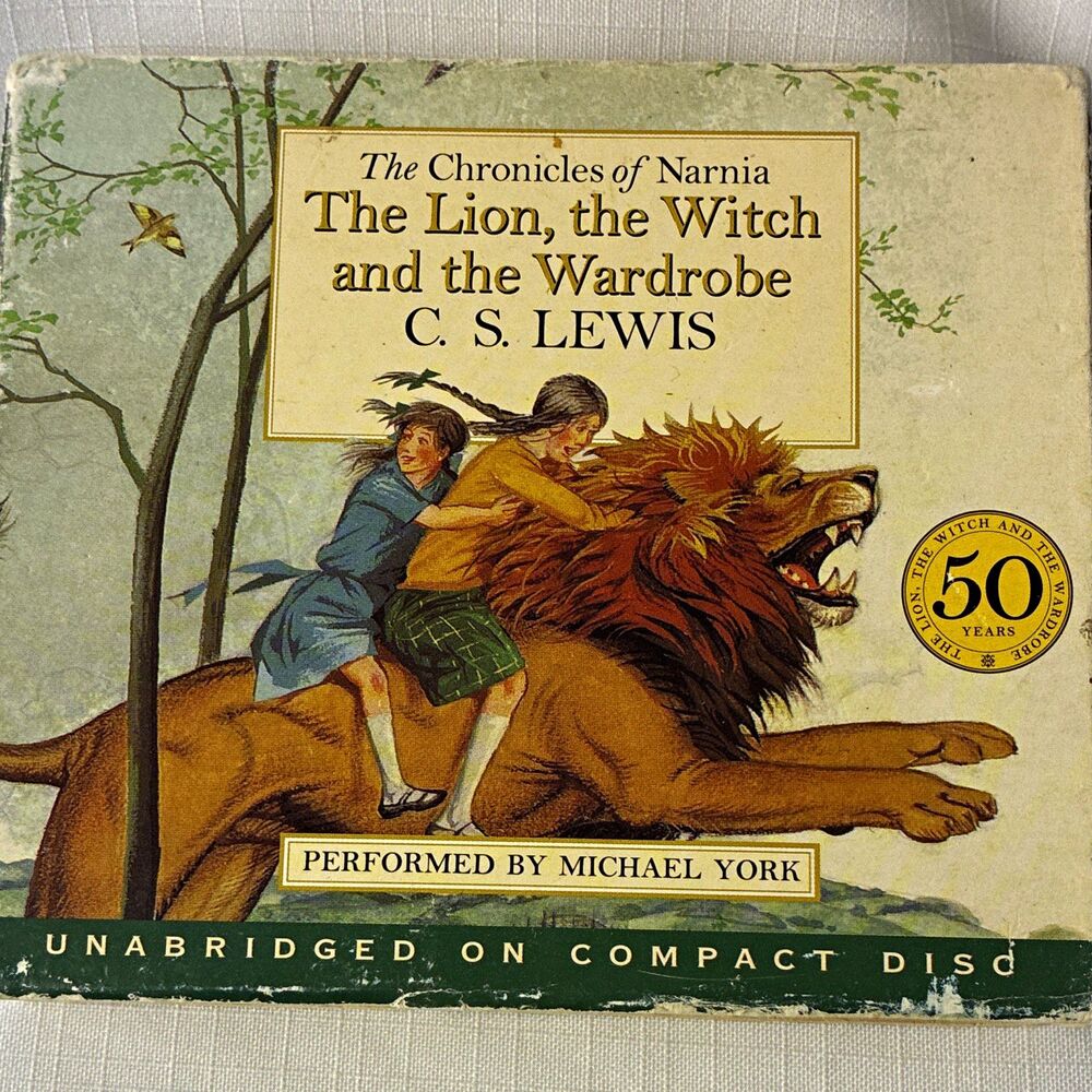 Chronicles of Narnia Lion Witch Wardrobe UnabridgedAudio CD Michael York 4 disc